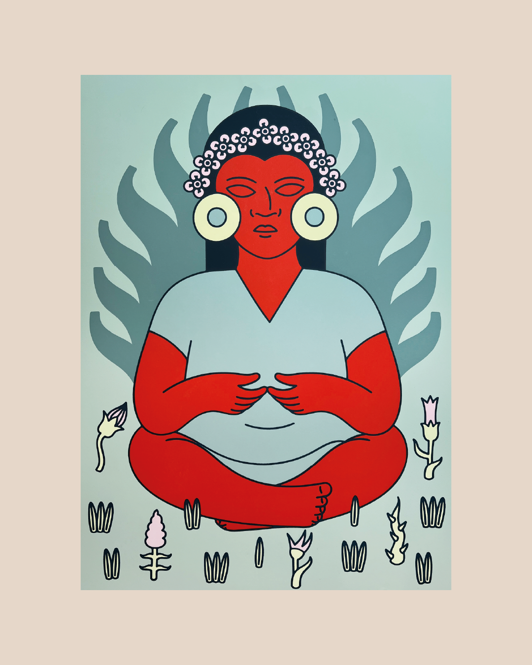 Llano Chilar (serigrafia) 50x75 cm