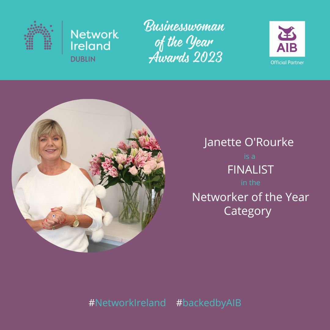 Janette From Kays Flower School Network Dublin Networker of the Year