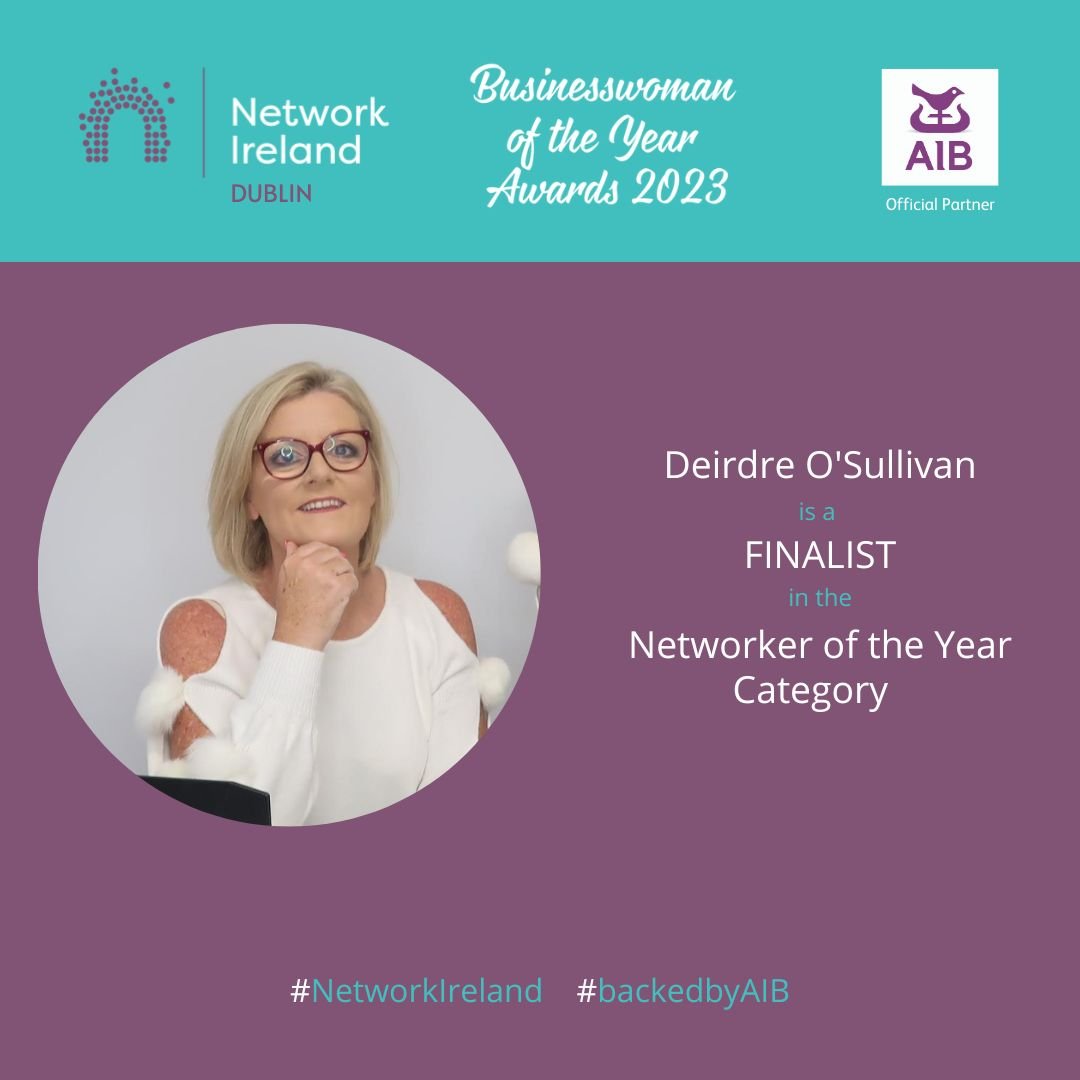 Deirdre Sullivan from Kays Flower School nomintated for Network Dublin Networker of the Year