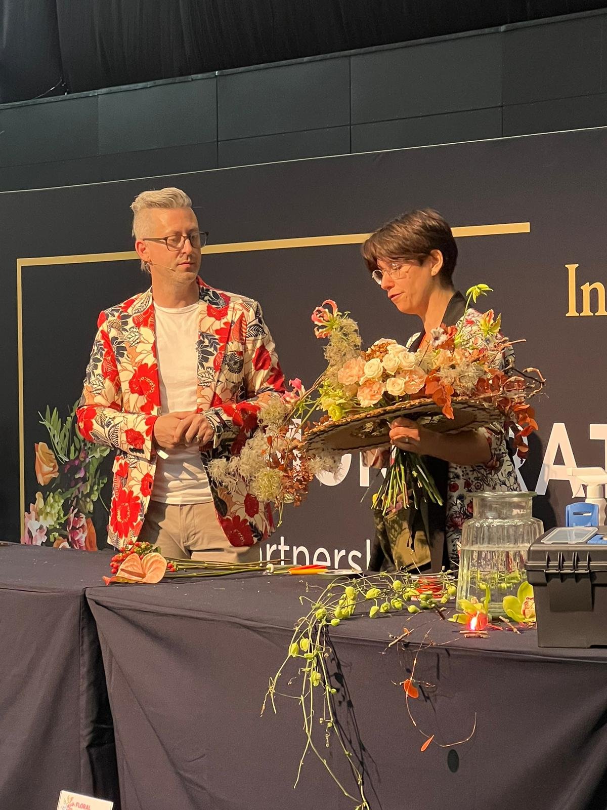 Amazing demonstrations by Floralfundamentals at the Interflora world cup 23.jpeg