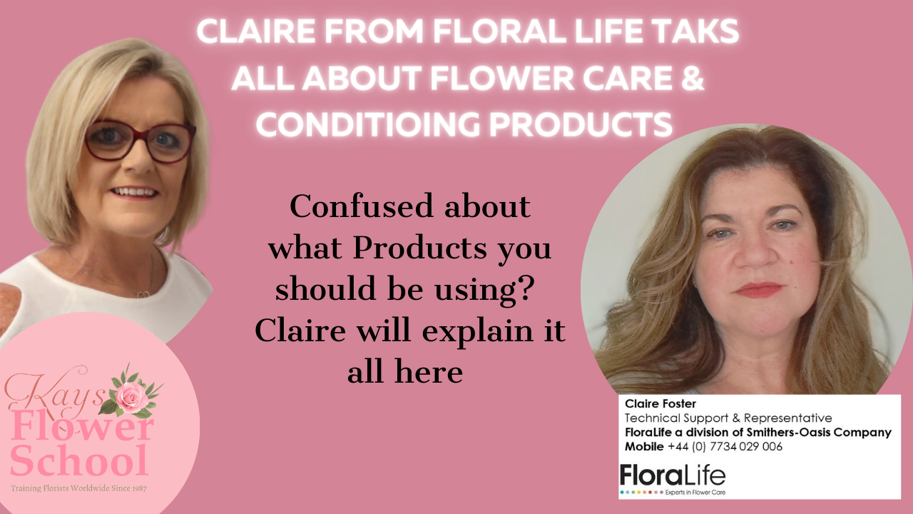 Episode 10: Claire from Floralife Talks all about flower care and conditioning 