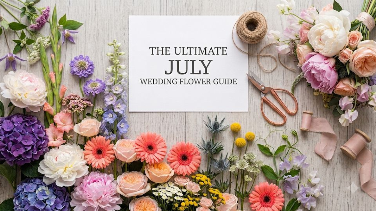 The Ultimate July Wedding Flower Guide: What’s Blooming for Your Big Day! 