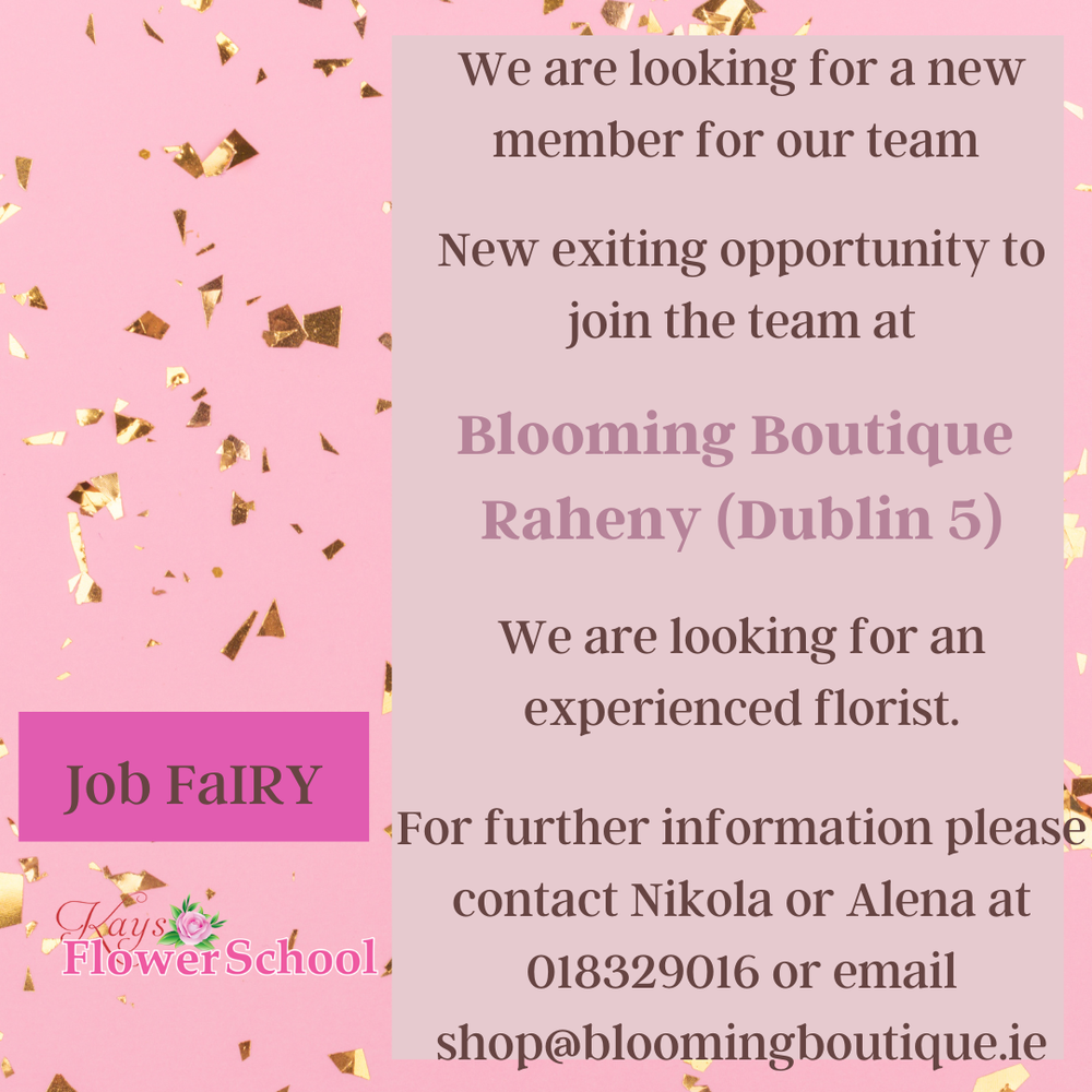 Jobs for florists