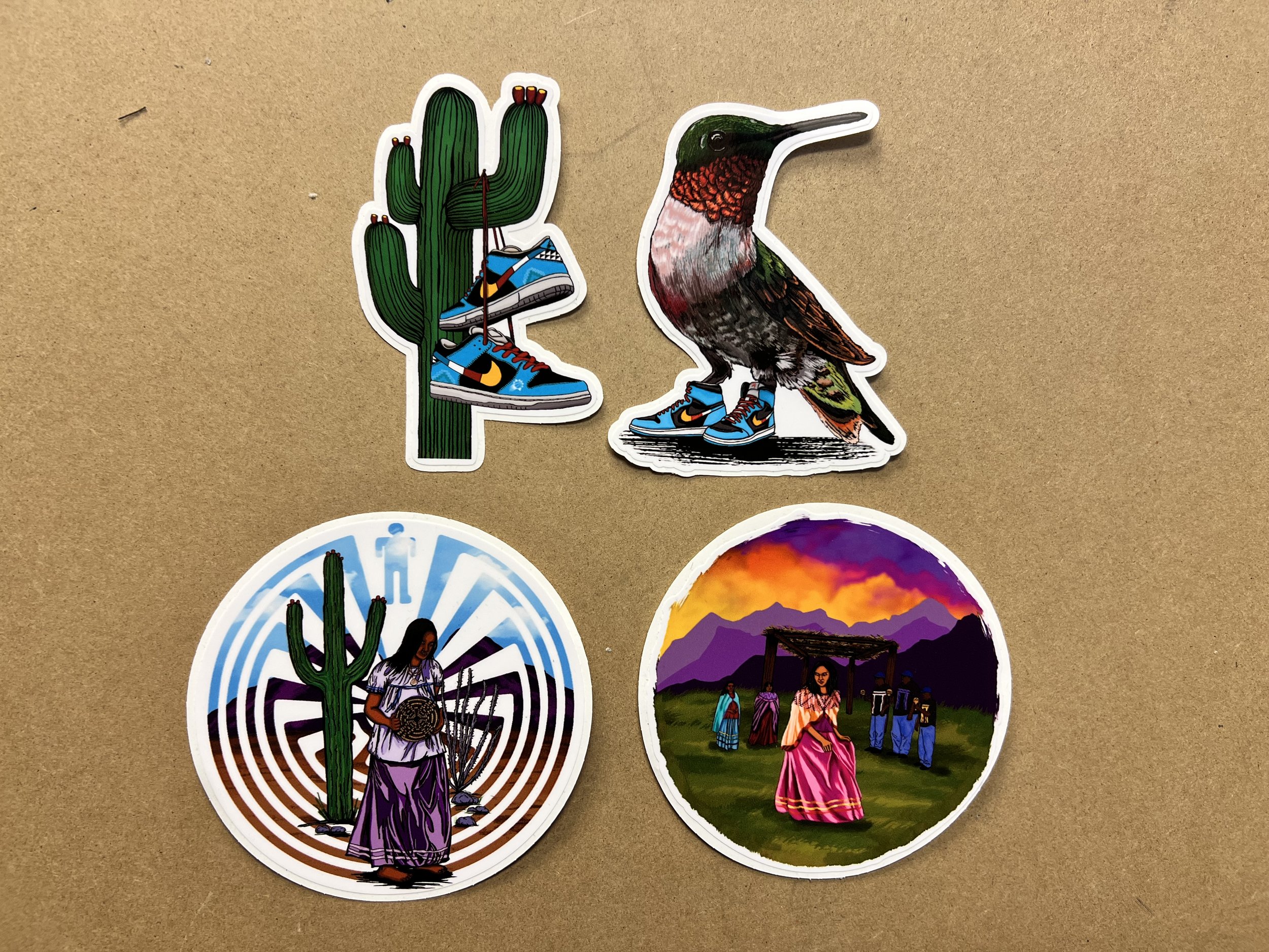 "Bird Dancing" Sticker
