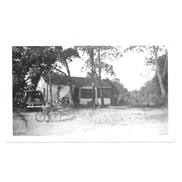 One of the original summer cottages in the neighborhood. Many houses lacked heat.