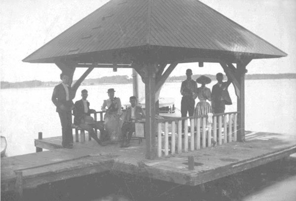 Three generations of the Lyman family summered here on Bellport Bay.
