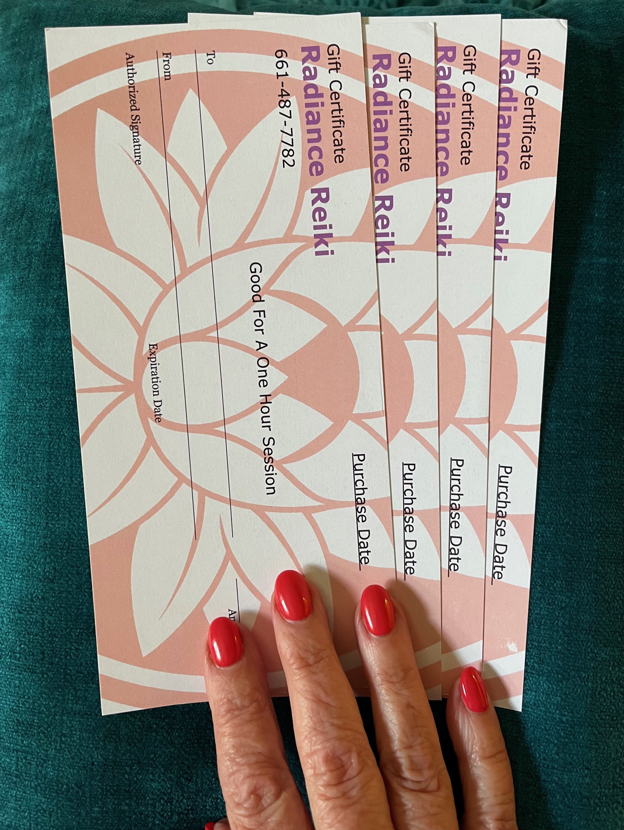 Gift Card Radiance Reiki