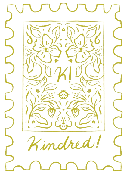 Kindred stamp logo