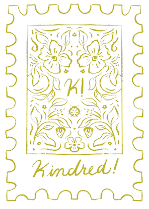 Kindred stamp logo