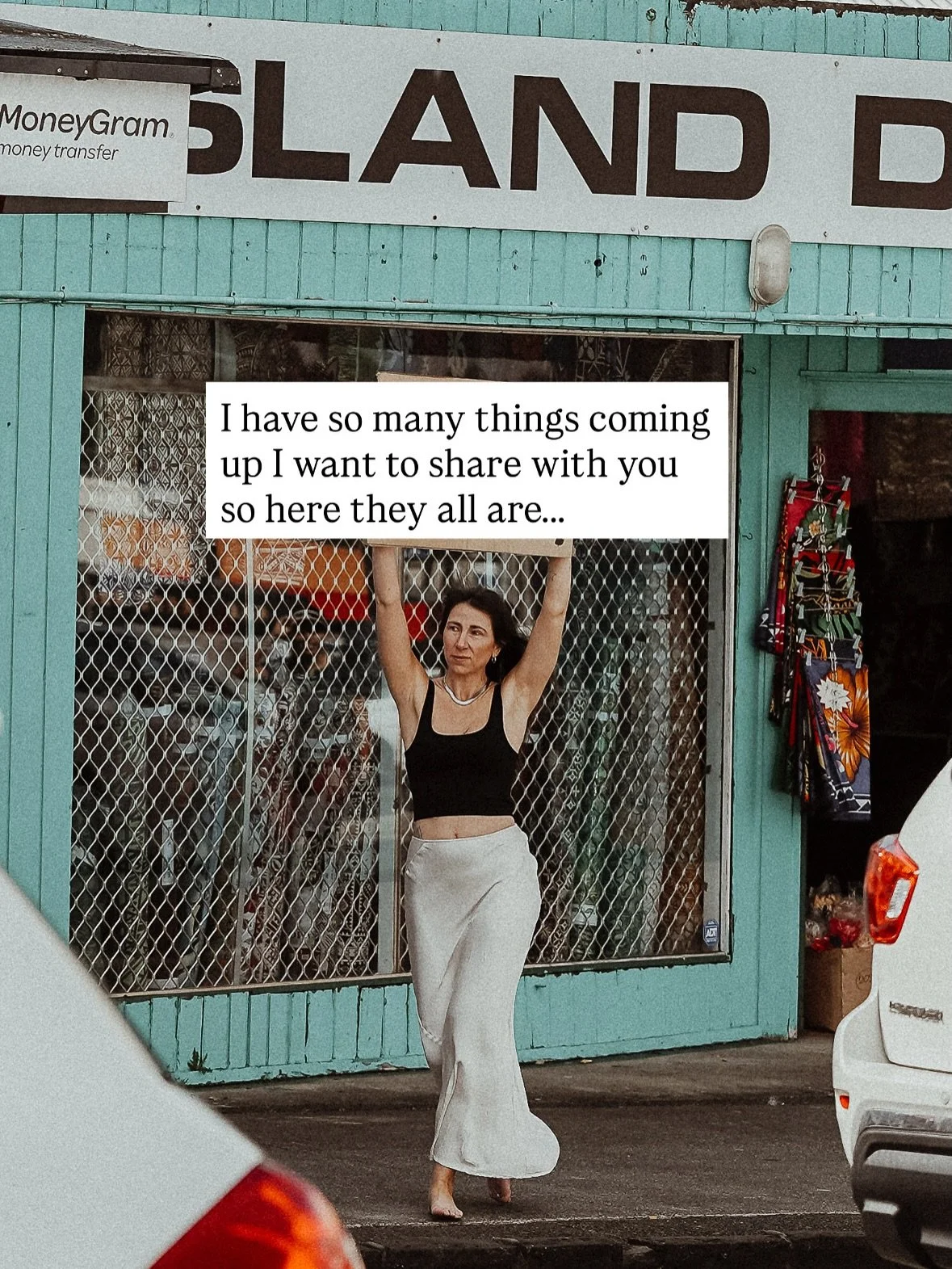 Honestly, this is easier than creating a seperate post for each one 😅

Ways I can support you over the next few months;

Breathwork events
Bali retreat
Yin yoga on Tuesday evenings out west
In person 1:1 breathwork
Coaching/mentoring
Morph Festival
