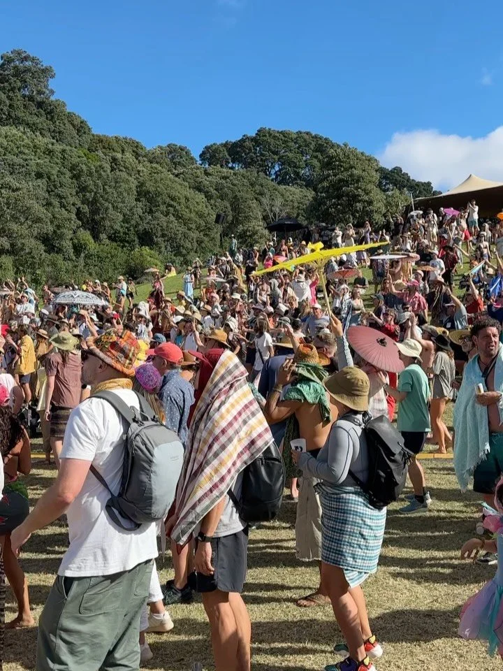 An ode to @splorefestival 

For 20 years the pilgrimage to Tapapakanga was like coming home.

The flags and epic gate and box office crew welcome us all.

My first Splore was 20 years ago - a bright eyed 21 year old who forgot her tent poles that fir