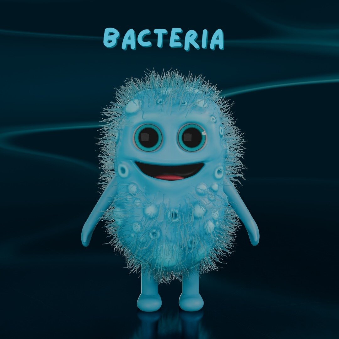 Who knew bacteria could be so cute?! This little guy was created for an upcoming explainer video.

#characterdesign #charactercreation #bacteria #explainervideo #3dcharacter #3dcharacterdesign #animation #townsvillebusiness #ladiesinbusinesstownsvill