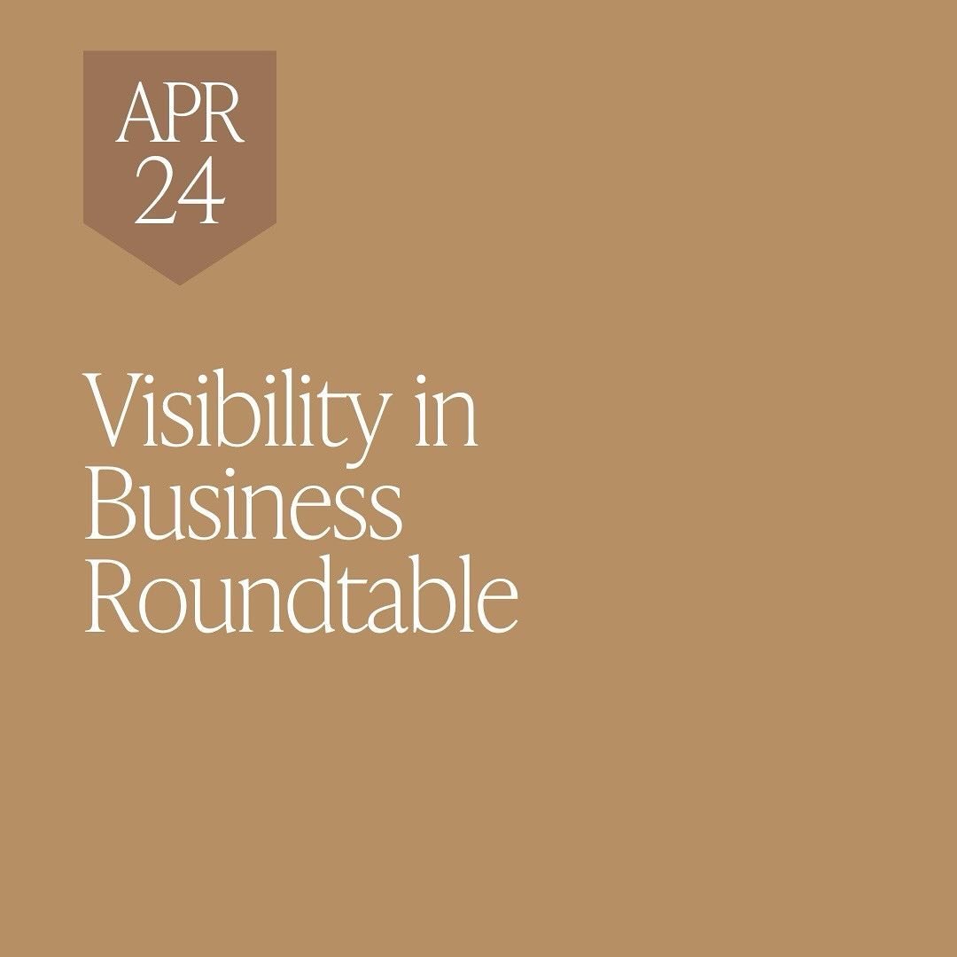 Are you finding that showing up and being visible for your business has been feeling like a drag lately?

Then I&rsquo;d love you to come to the Visibility for Women in Business Roundtable that I am presenting at this Wednesday, April 24th, from 3:30