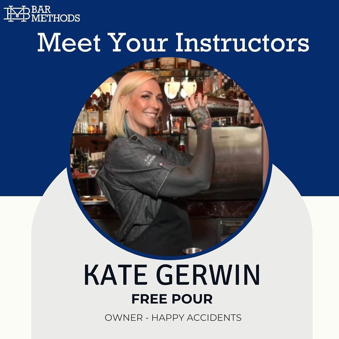 Get ready to meet and learn from the best in the industry! 🍸 We&rsquo;re excited for Bar Methods 2023 Summit! 

Introducing Kate Gerwin and Blaze Montana, Owners of Happy Accidents. They&rsquo;ll both be leading this year's Free Pour Seminar. 

#bar
