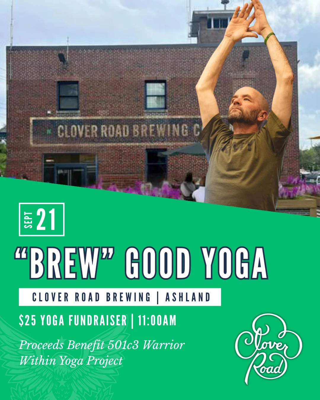 Brew Good Yoga for The Warrior Within Project