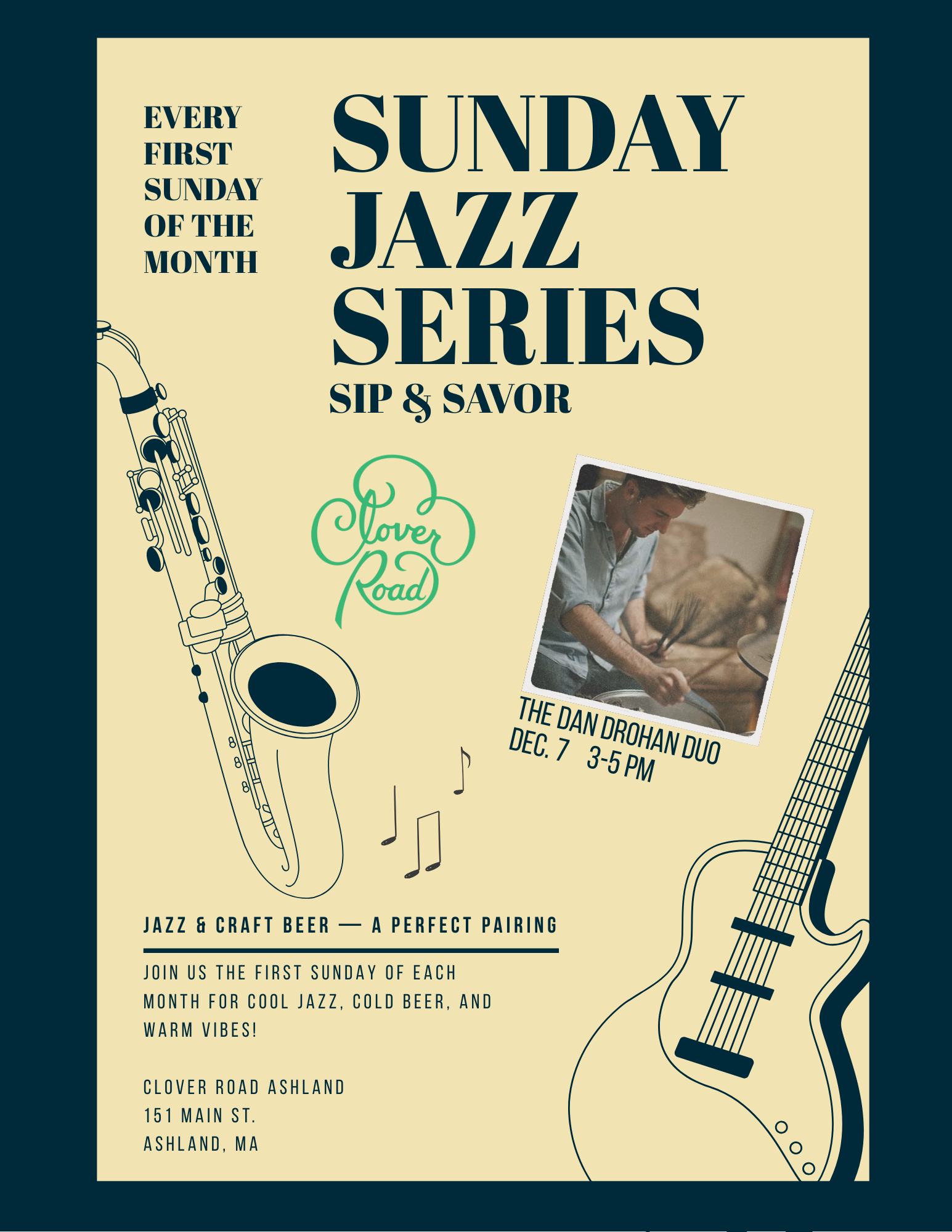 Sunday Jazz Series: The Dan Drohan Duo