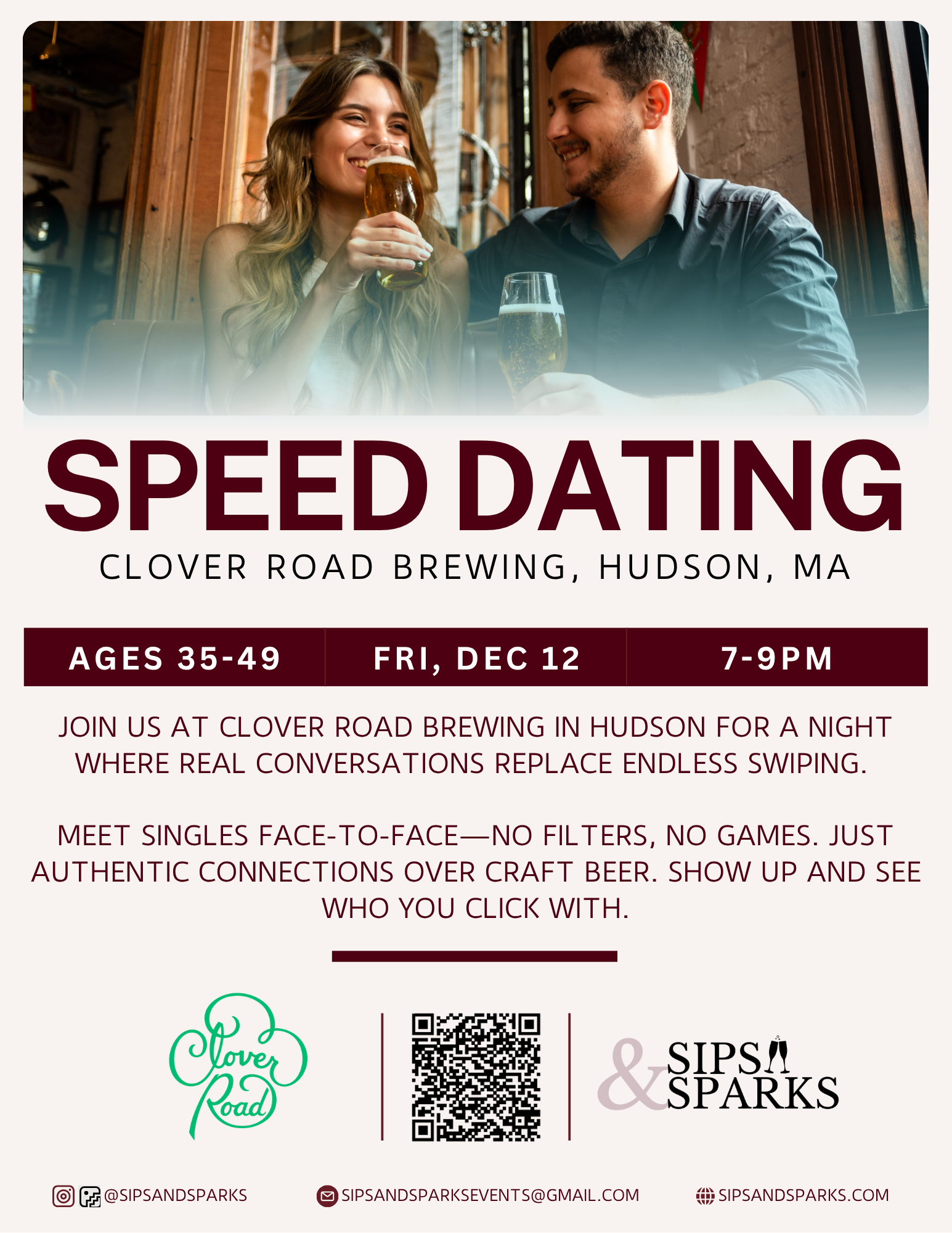 Speed Dating with Sips & Sparks