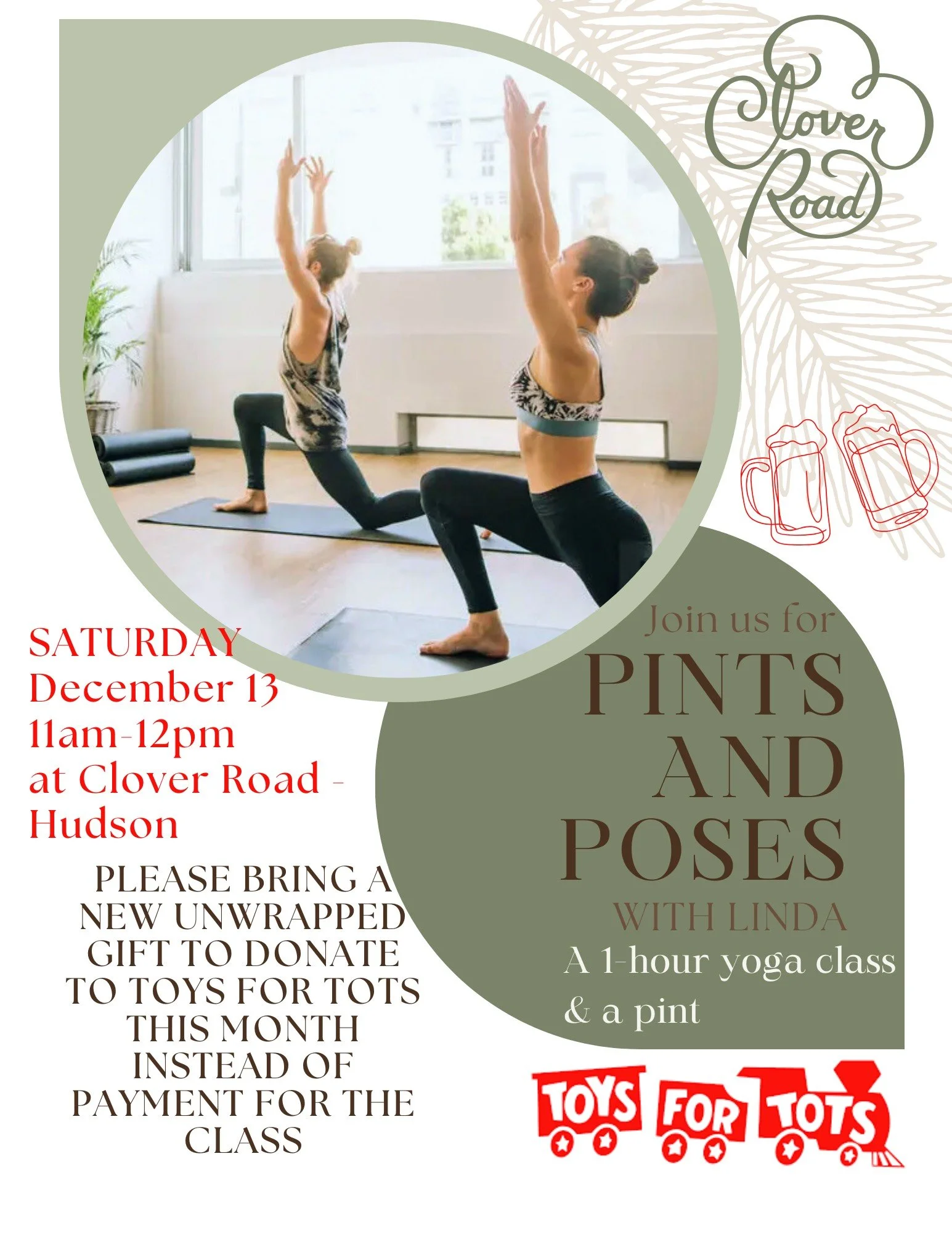 Yoga Fundraiser for Toys For Tots