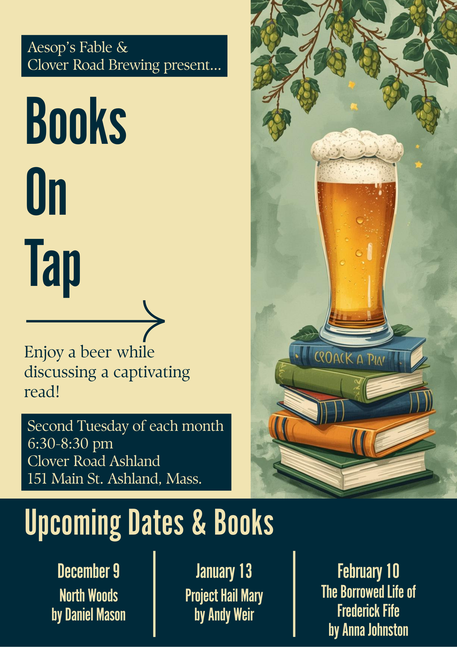 Books on Tap Book Club