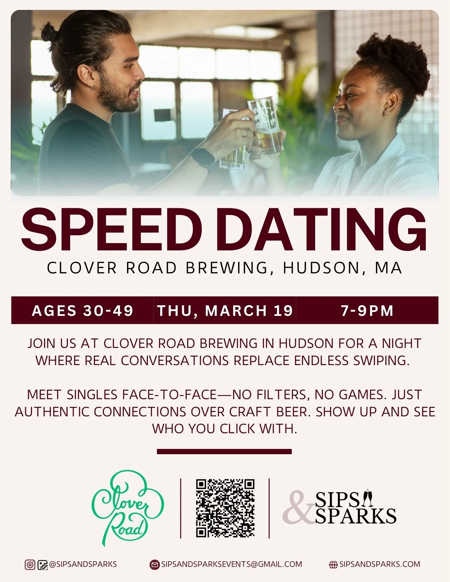 Speed Dating with Sips & Sparks