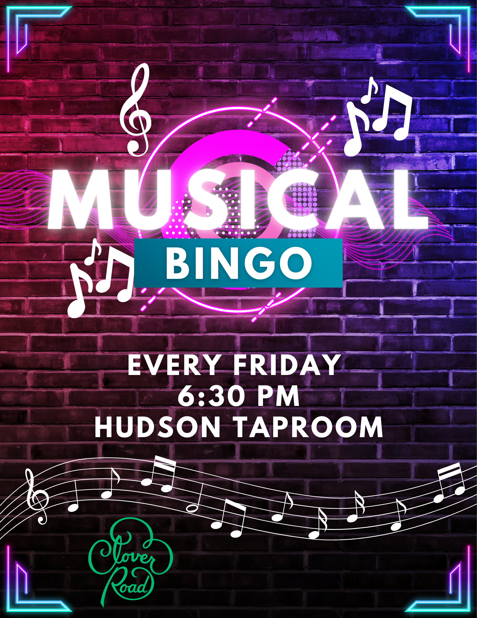 Musical Bingo Fridays