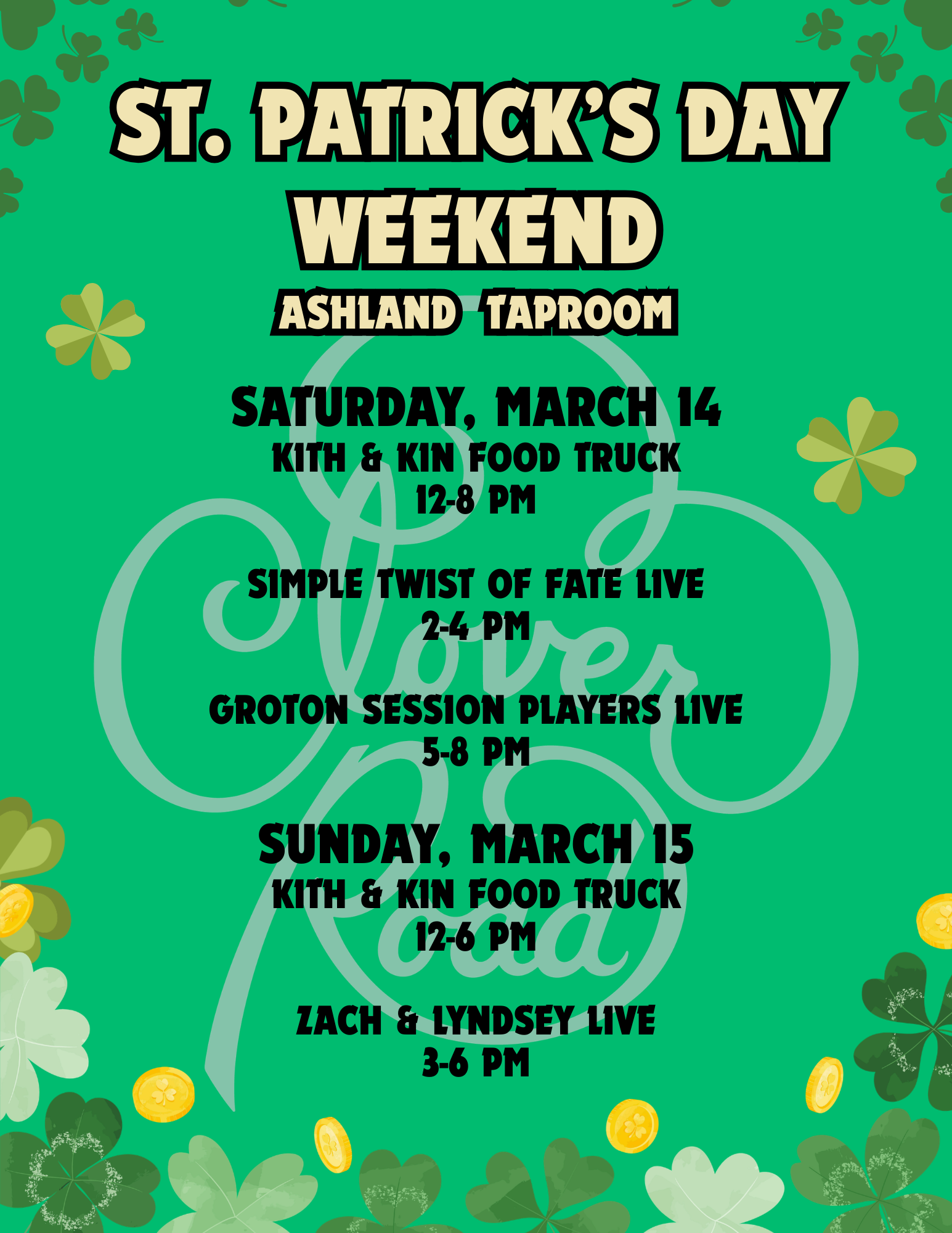 St. Patrick's Day Weekend