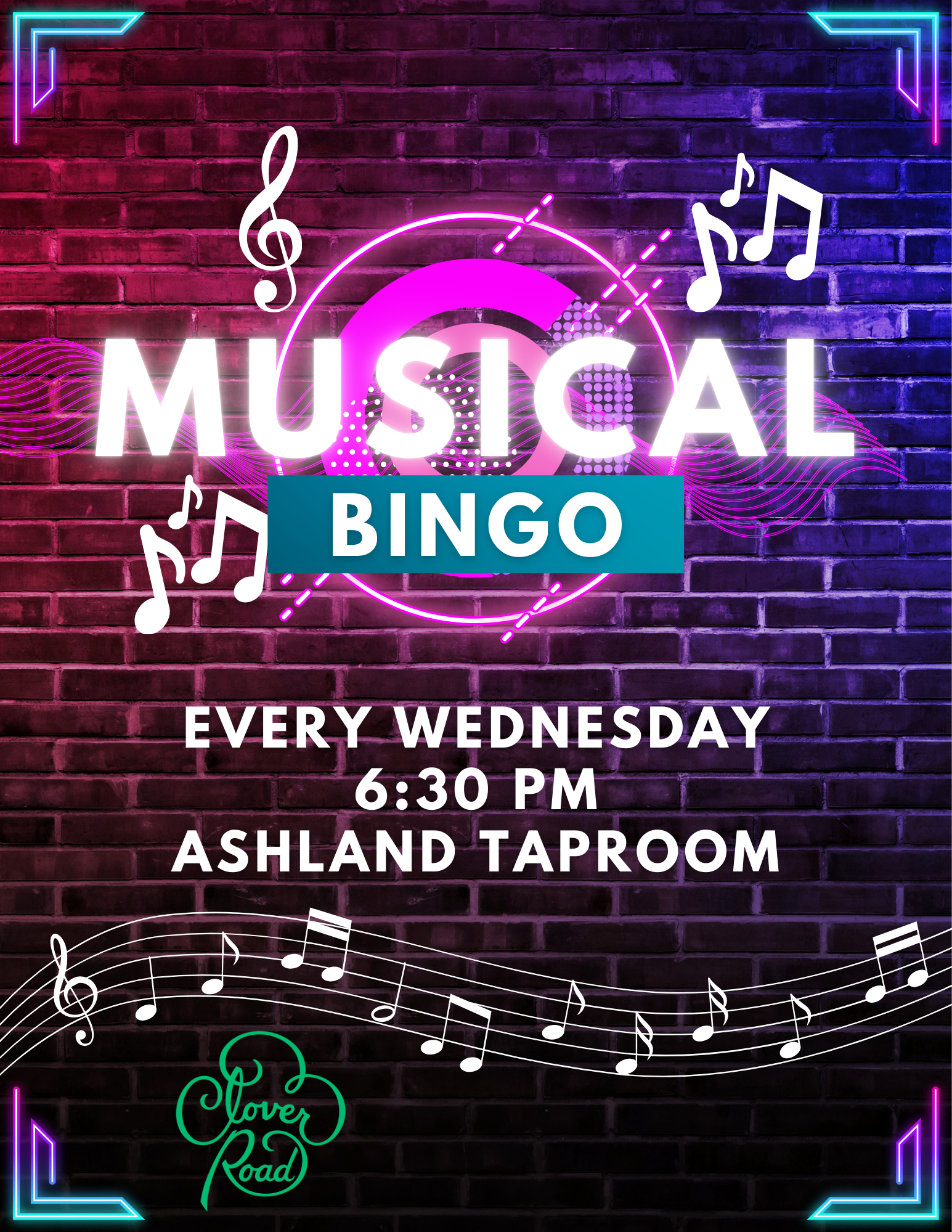 Musical Bingo Wednesdays
