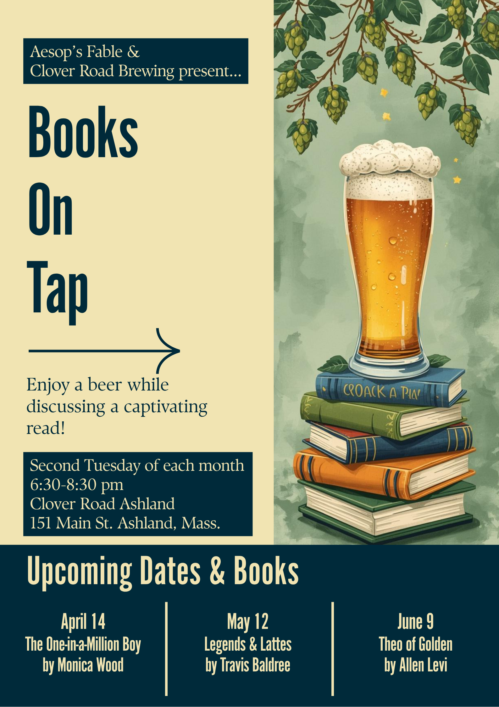 Books on Tap - Monthly Book Club
