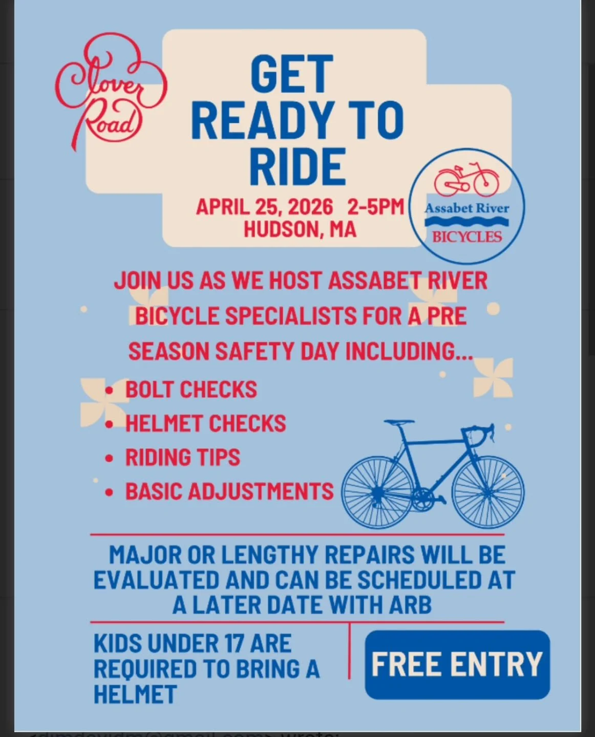 Bike Check Day with Assabet River Bicycles