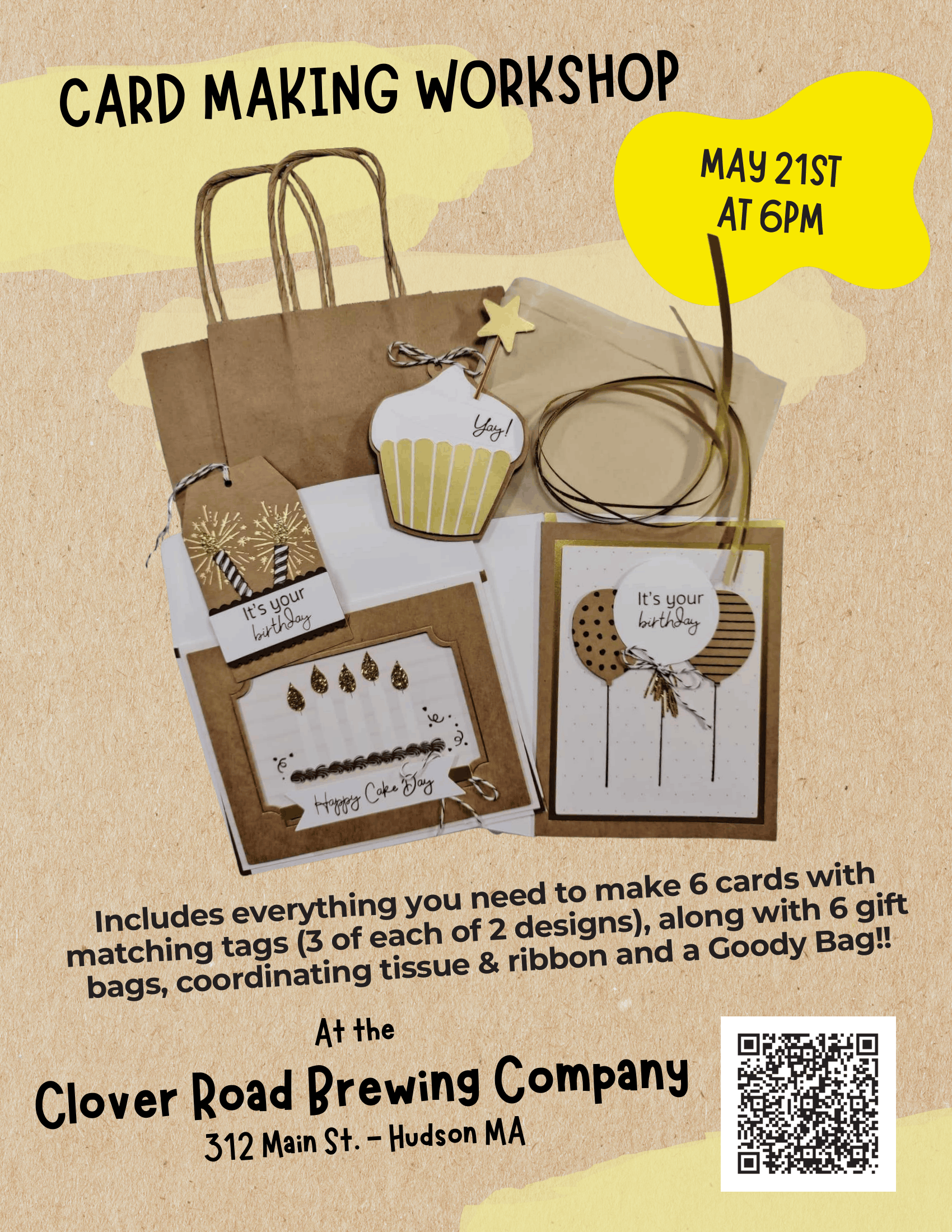 Birthday Sparkle Card Workshop