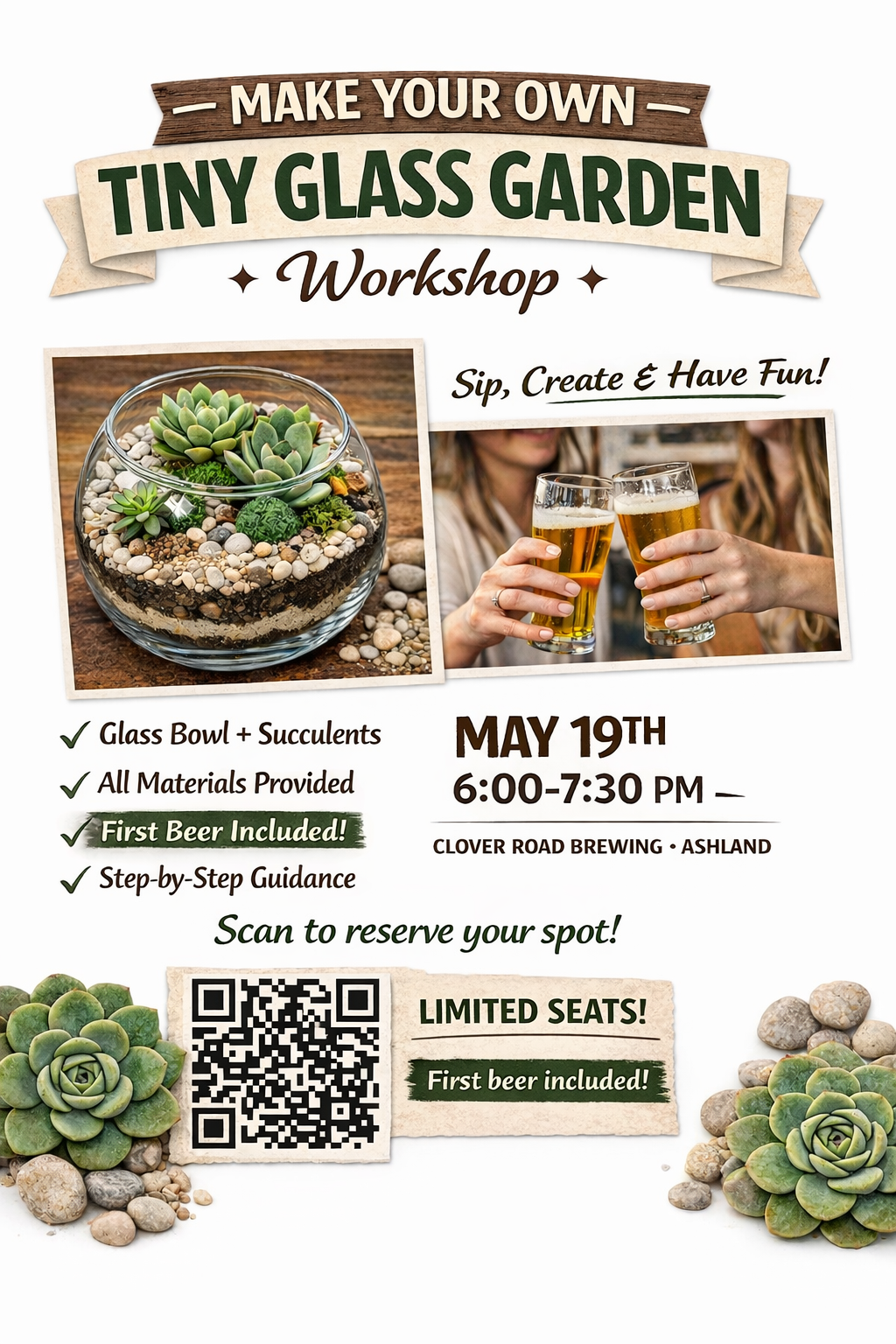 Tiny Glass Garden Workshop