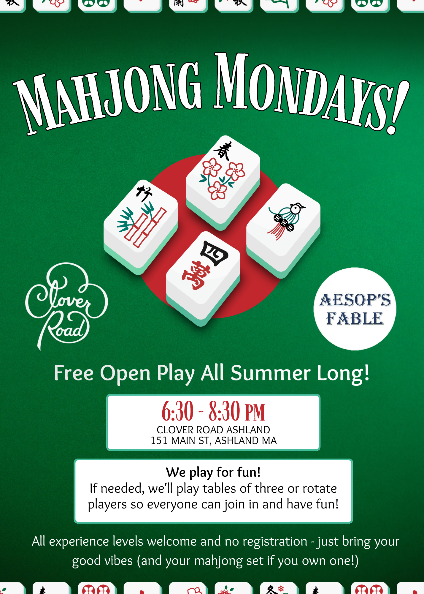 Mahjong Mondays!