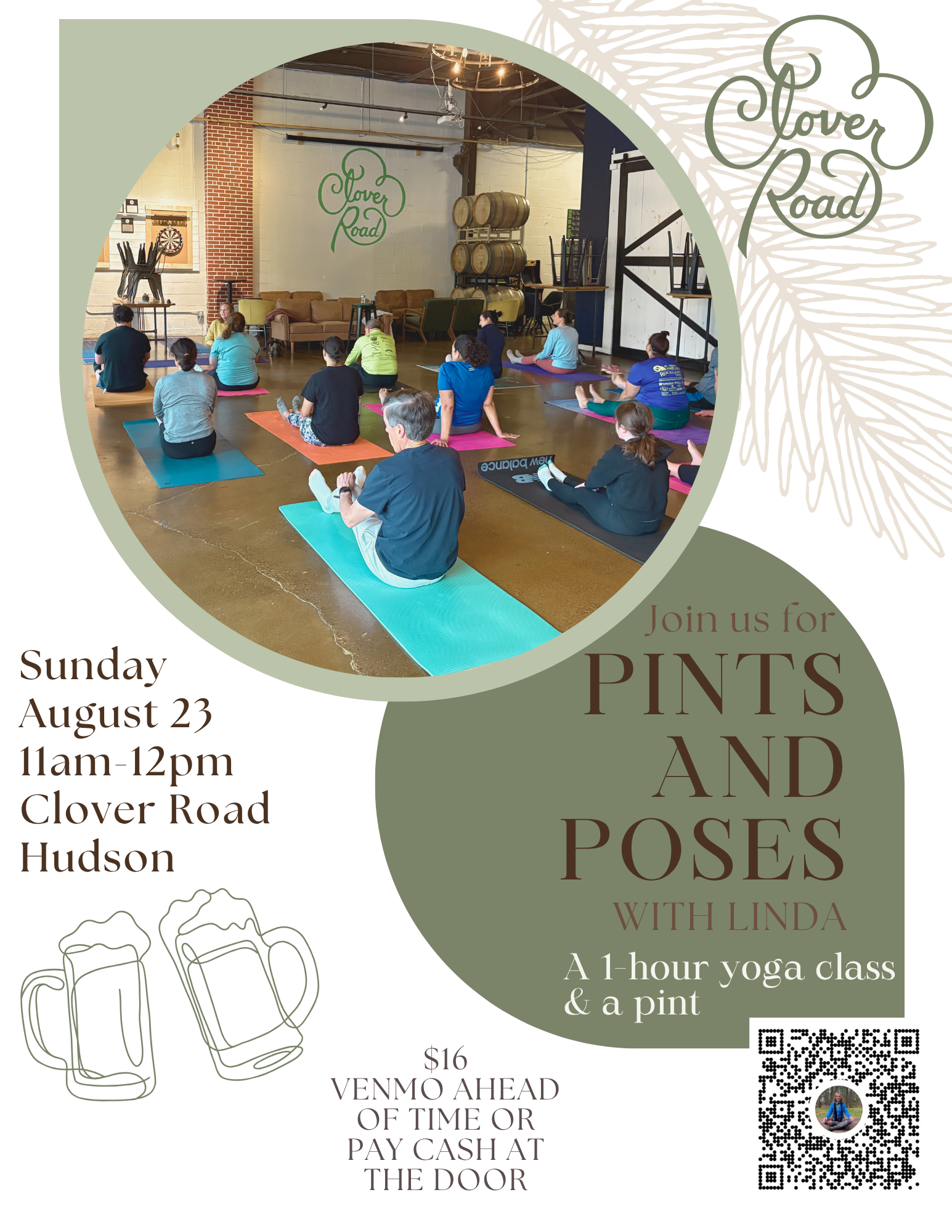 Pints & Poses Taproom Yoga