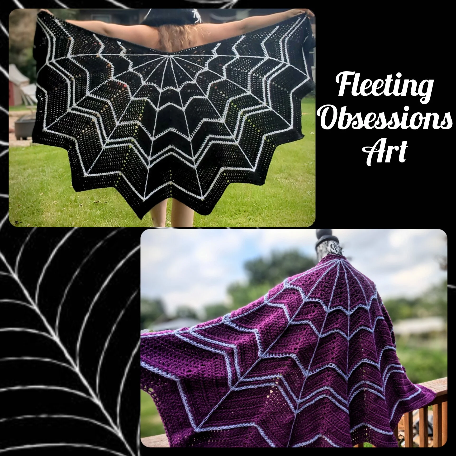 Lolth's Spiderweb Shawl