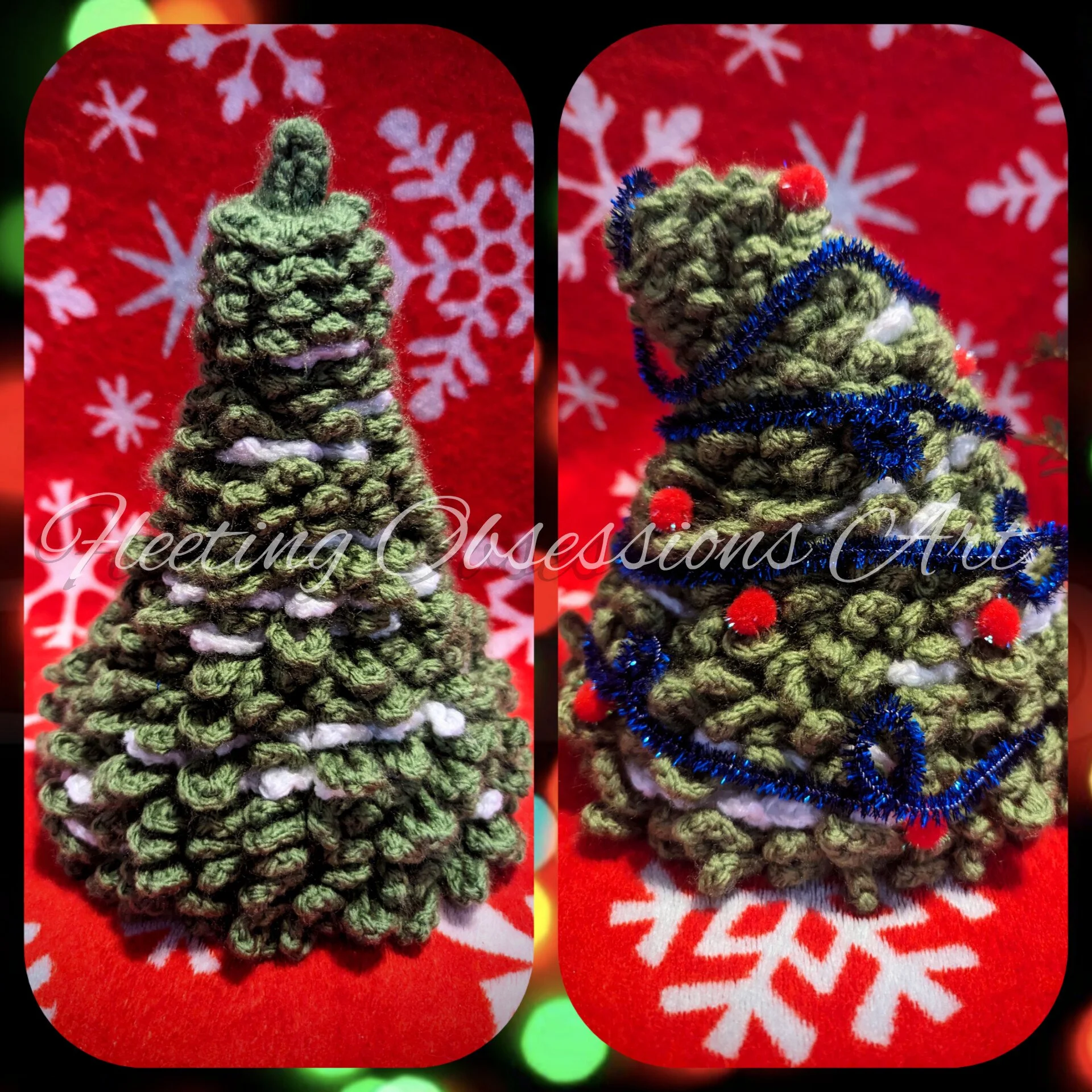 PATTERN Crooked Evergreen Tree