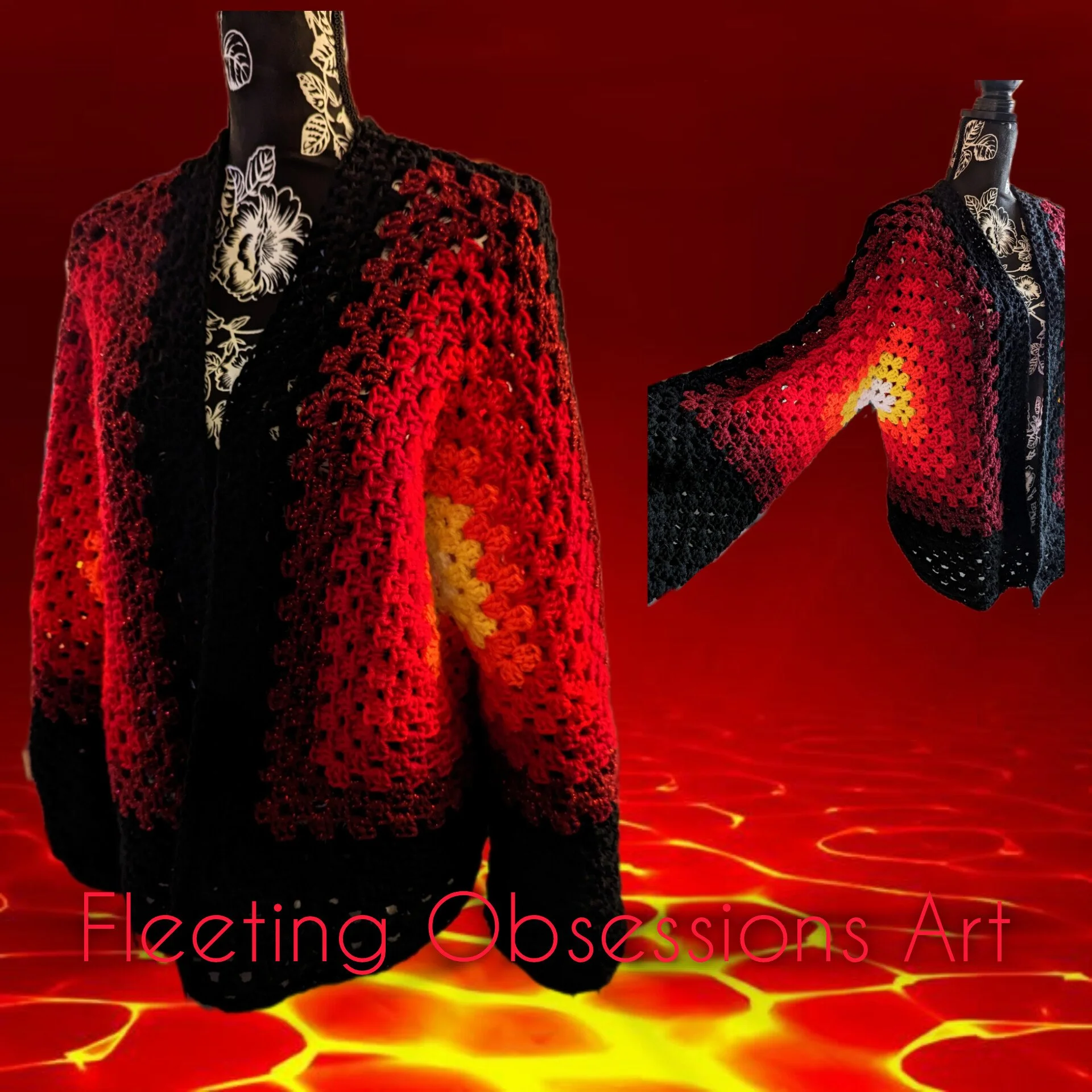 The Ember Cardigan - Sweet Hexagon Cardigan