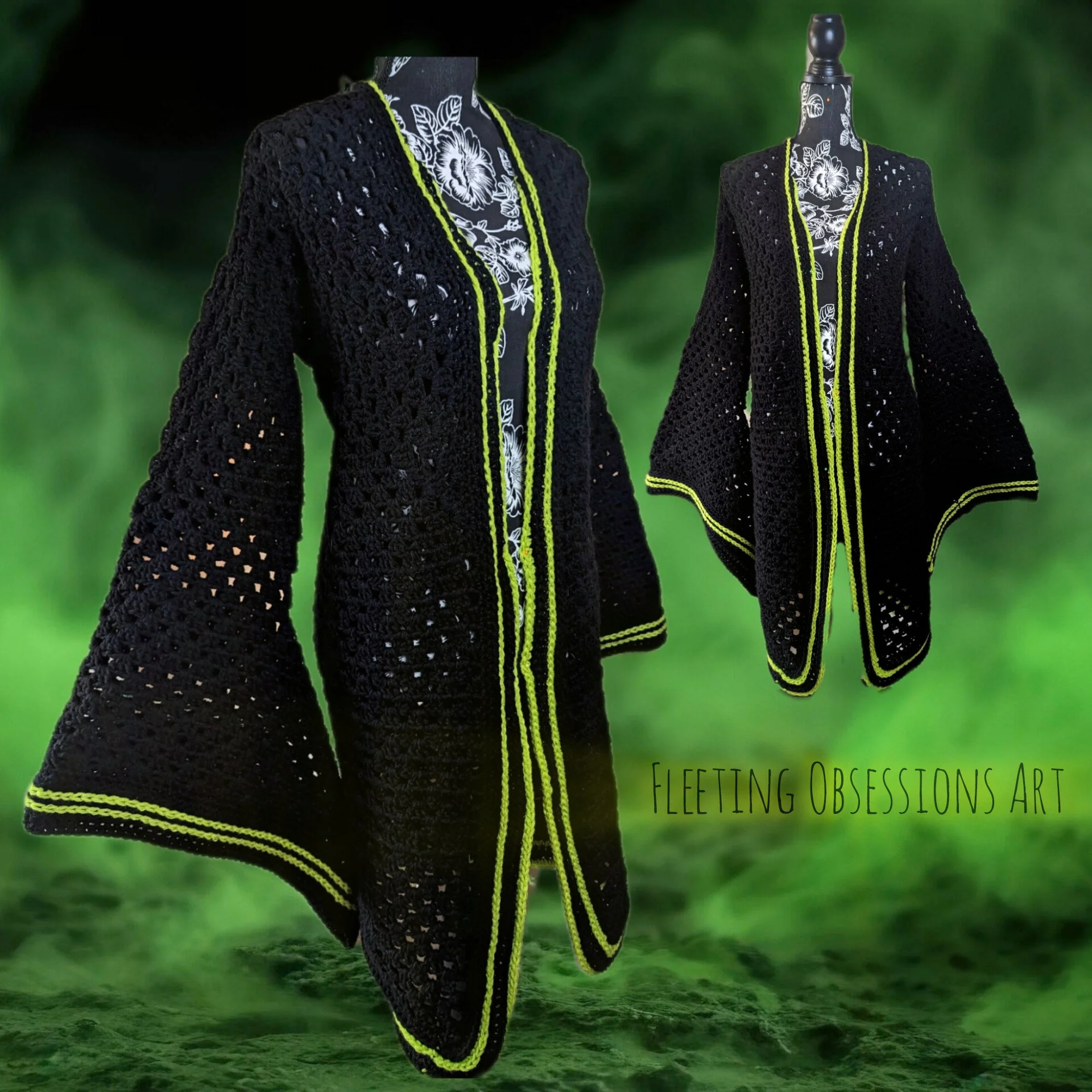 Ooze Cardigan - Green