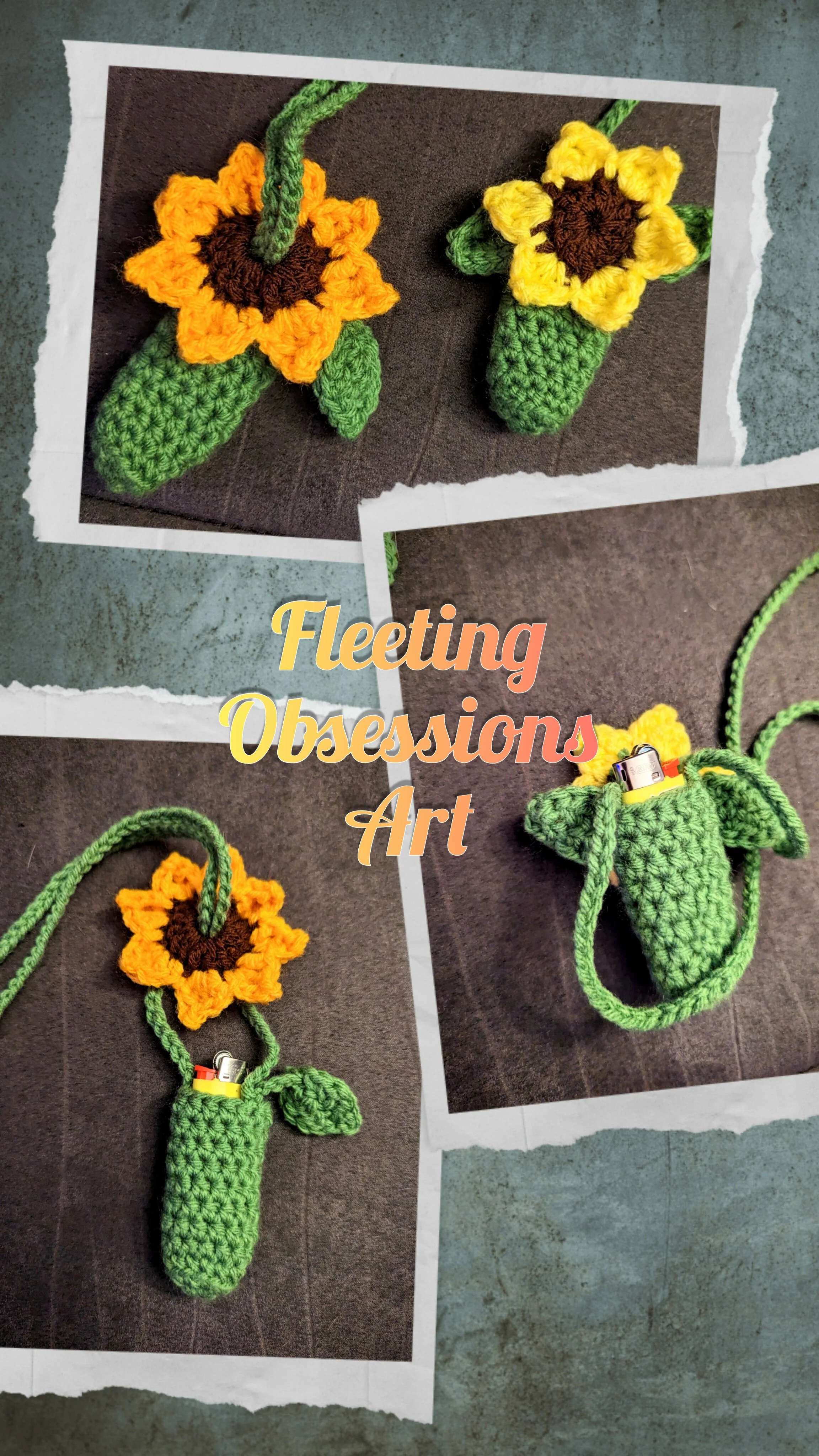 Sunflower Necklace holder
Pattern by Fleeting Obsessions Art