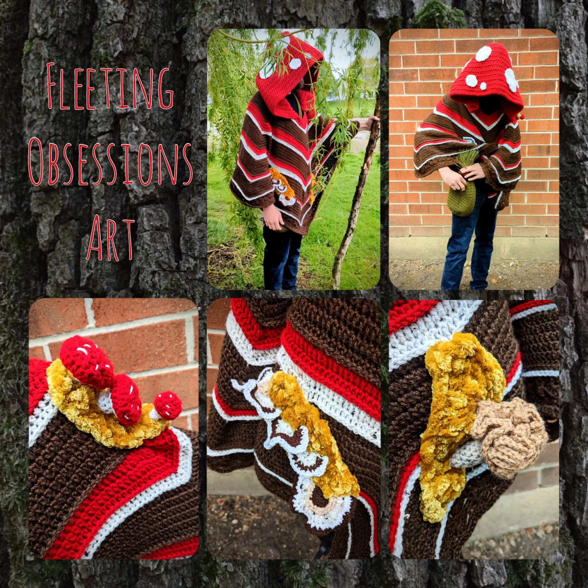 The Spor[e] - adic Druid Hooded Poncho
Pattern by Fleeting Obsessions Art