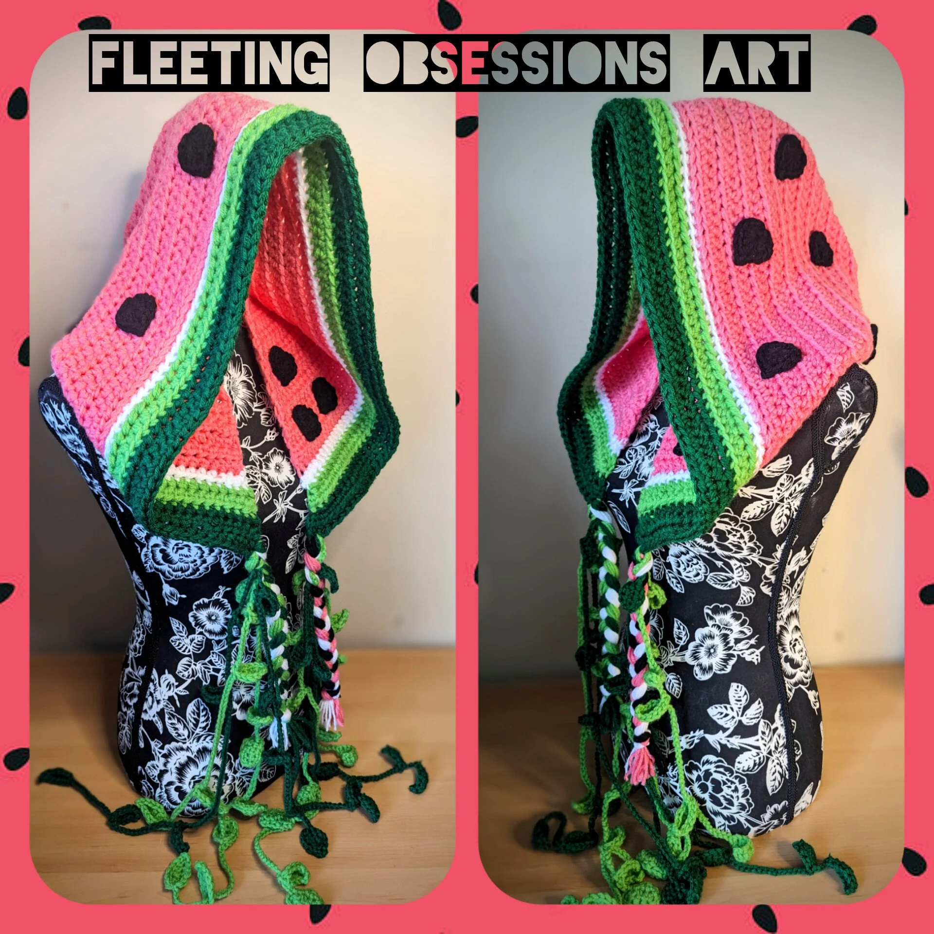 Druid Hood - Watermelon