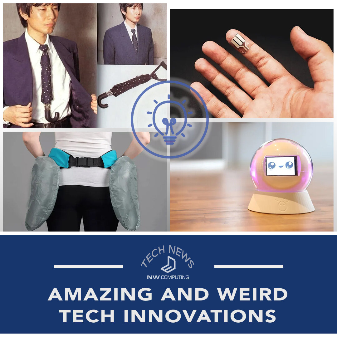 From artificial embryos to umbrella ties, 
check out these weird and amazing tech innovations from around the globe. (link in bio)

#StrangeTech #TechInnovation