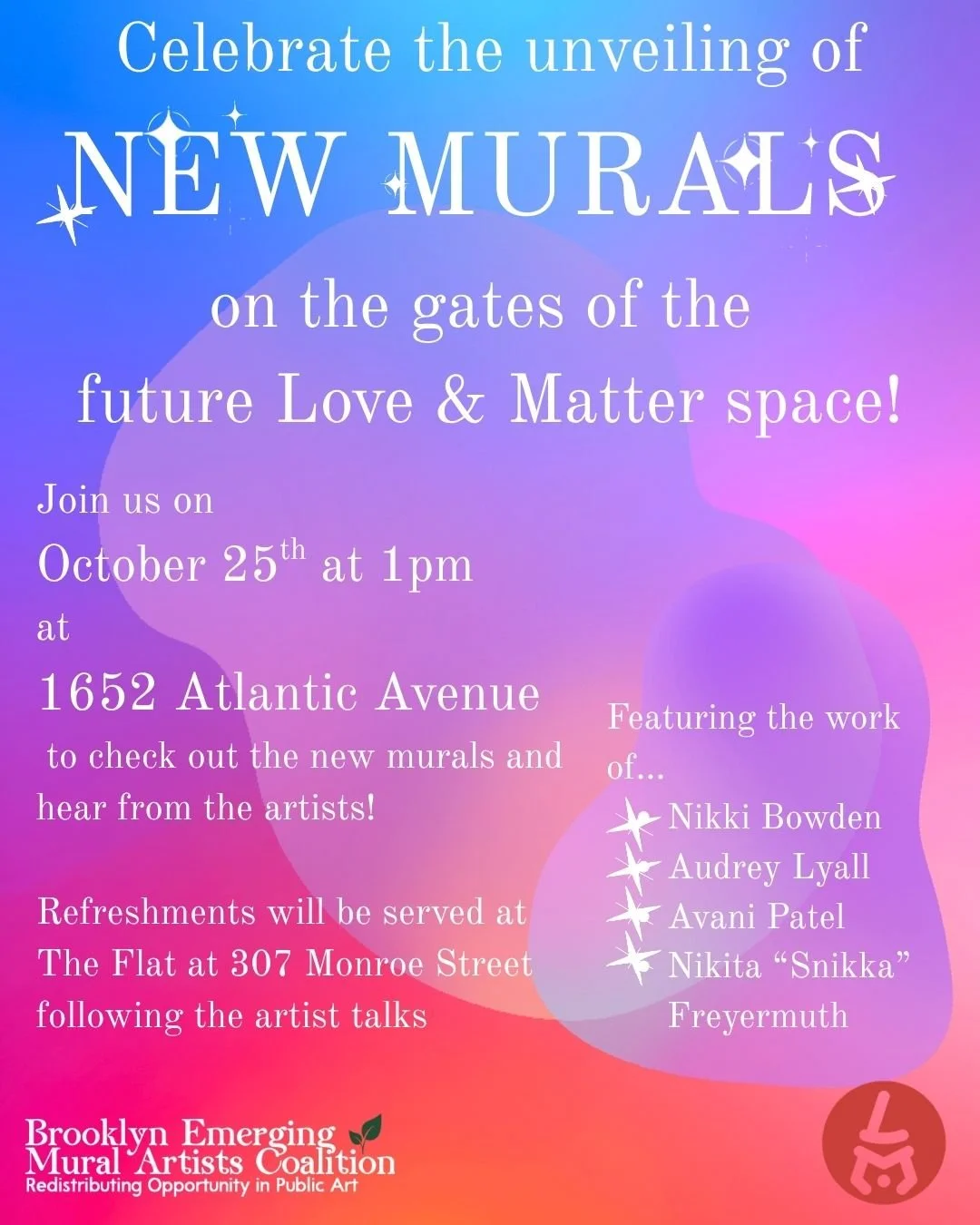 Love and Matter Warehouse Gates Murals