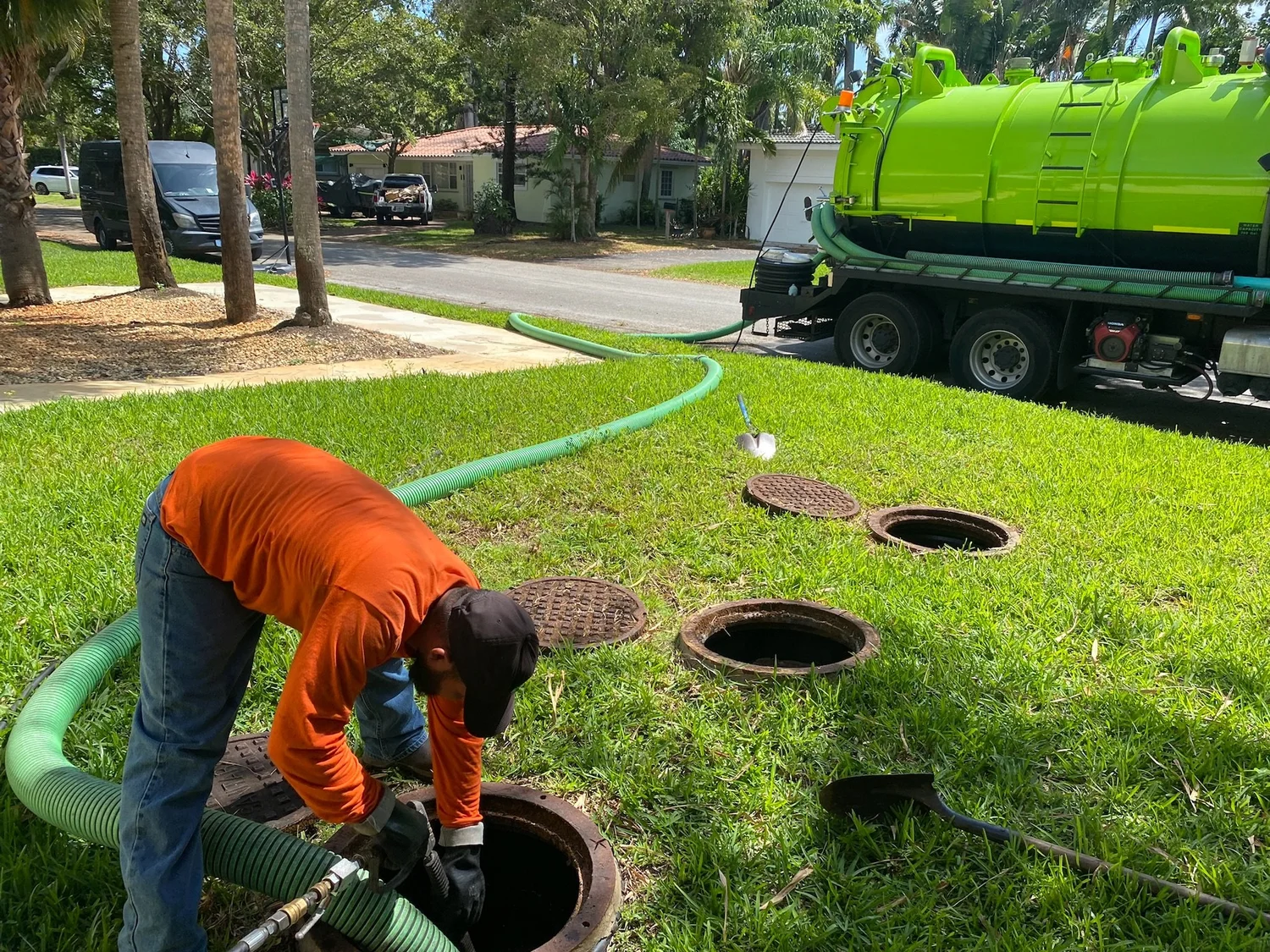 View of Drainfield Repairs | Broward & Miami, FL — Alligator Septic