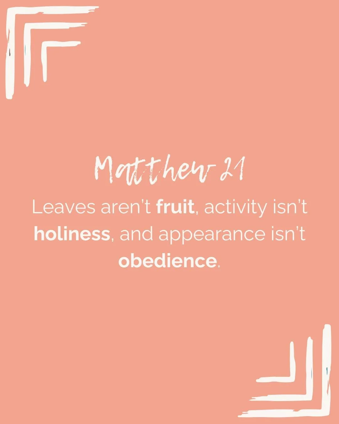 Jesus came in gentleness and humility, but He also flipped tables. When He returns, it won't be to offer salvation, but judgement. 

Reflect on this today: Are you truly changed from the inside out, or just busy looking like it?