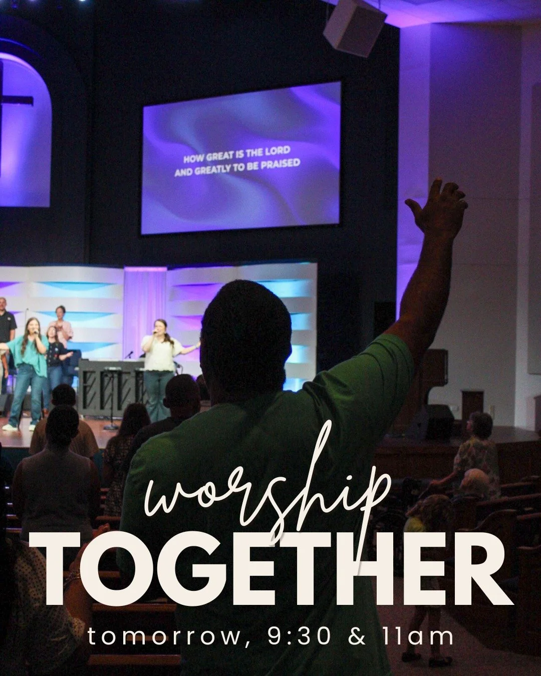 Worship on Sunday is a Saturday night decision. We'll see you in the morning, church!