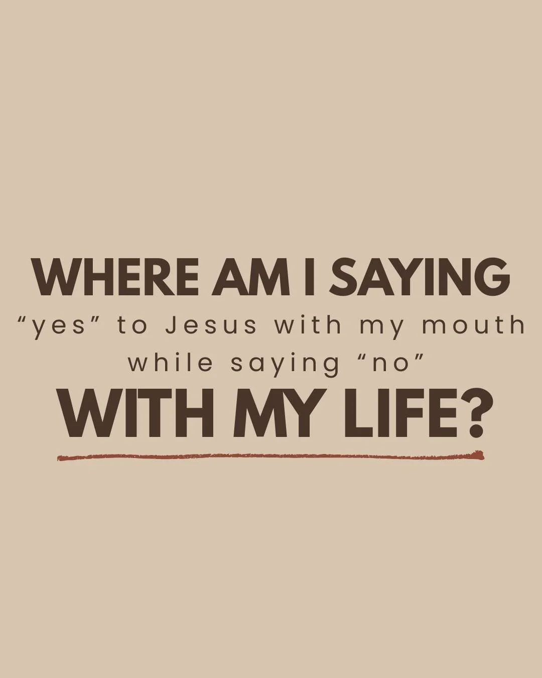 Religious words can often hide rebellious hearts. Saying "yes" is not the same as actually submitting to the Father. 

Look to the Lamb. Repent. Submit to the King who has ALL authority.