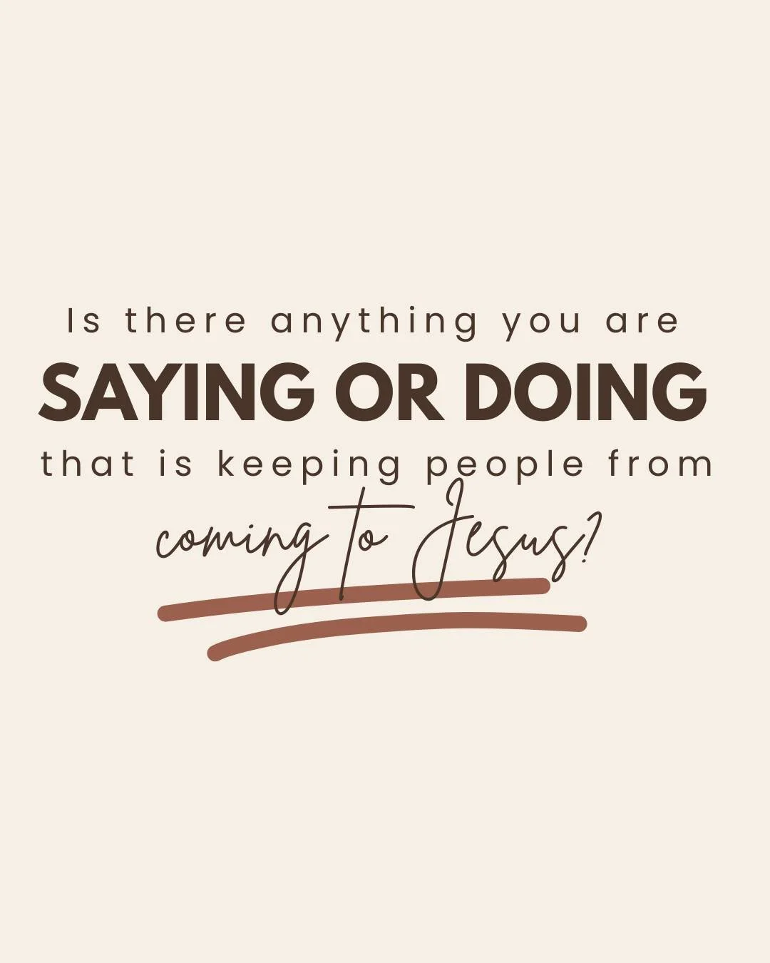 Jesus rebukes the pharisees in Matthew 23 because of the unnecessary burdens they placed on the people and because they did not practice what they preached.

Church, reflect on this question today. What&rsquo;s the greatest gap in what you say and ho