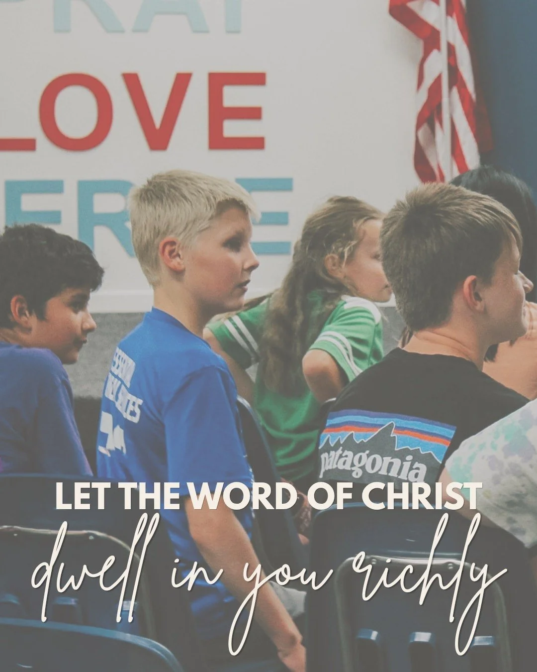 "Let the word of Christ dwell in you richly, teaching and admonishing one another in all wisdom, singing psalms and hymns and spiritual songs, with thankfulness in your hearts to God." Colossians 3:16

Don't miss a chance to admonish one an