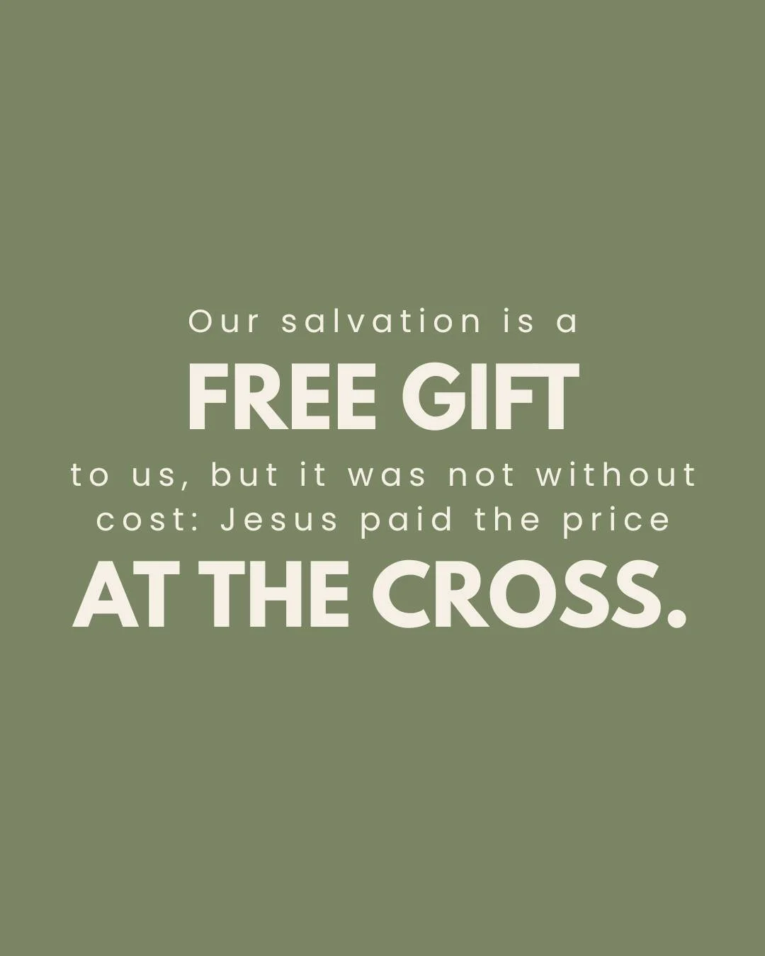 "The LORD is merciful and gracious, slow to anger and abounding in steadfast love." Psalm 103:8

He proved His steadfast love for us on the Cross. May we not forget the ultimate price that was paid for our salvation!