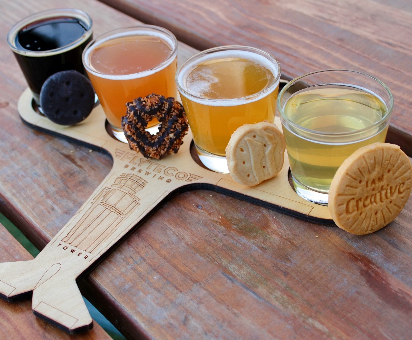 This is your sign to dunk cookies in beer (responsibly)😆

Pair your favorite cookies with a beer flyte!

Girl Scout Booths will be at the Tower:
&bull; Sun, Feb 1st from 1pm-5pm
&bull; Tues, Feb 3rd from 7pm-9pm (during Trivia)
&bull; Fri, Feb 6th f